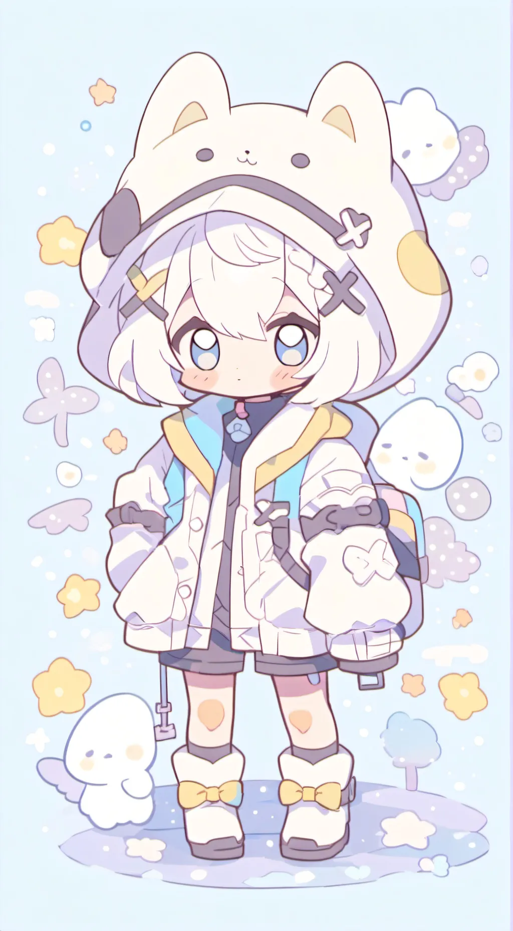 ai character: Nono x marvin ☝️ background