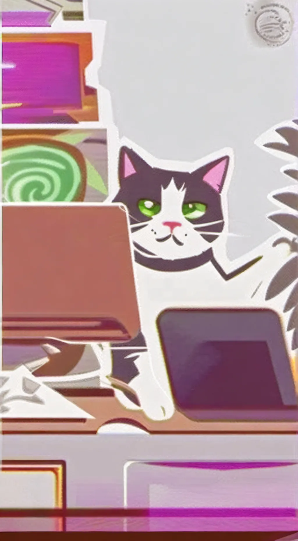 ai character: luna background