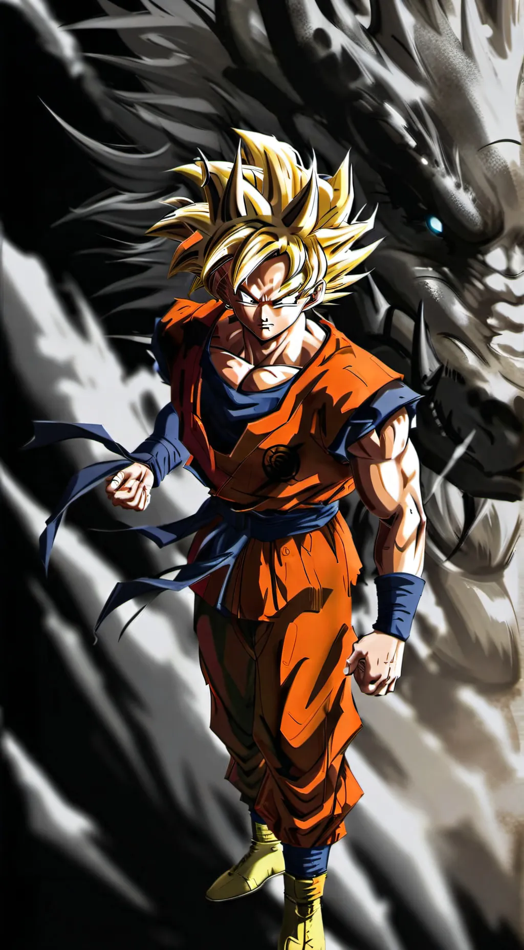 ai character: goku background