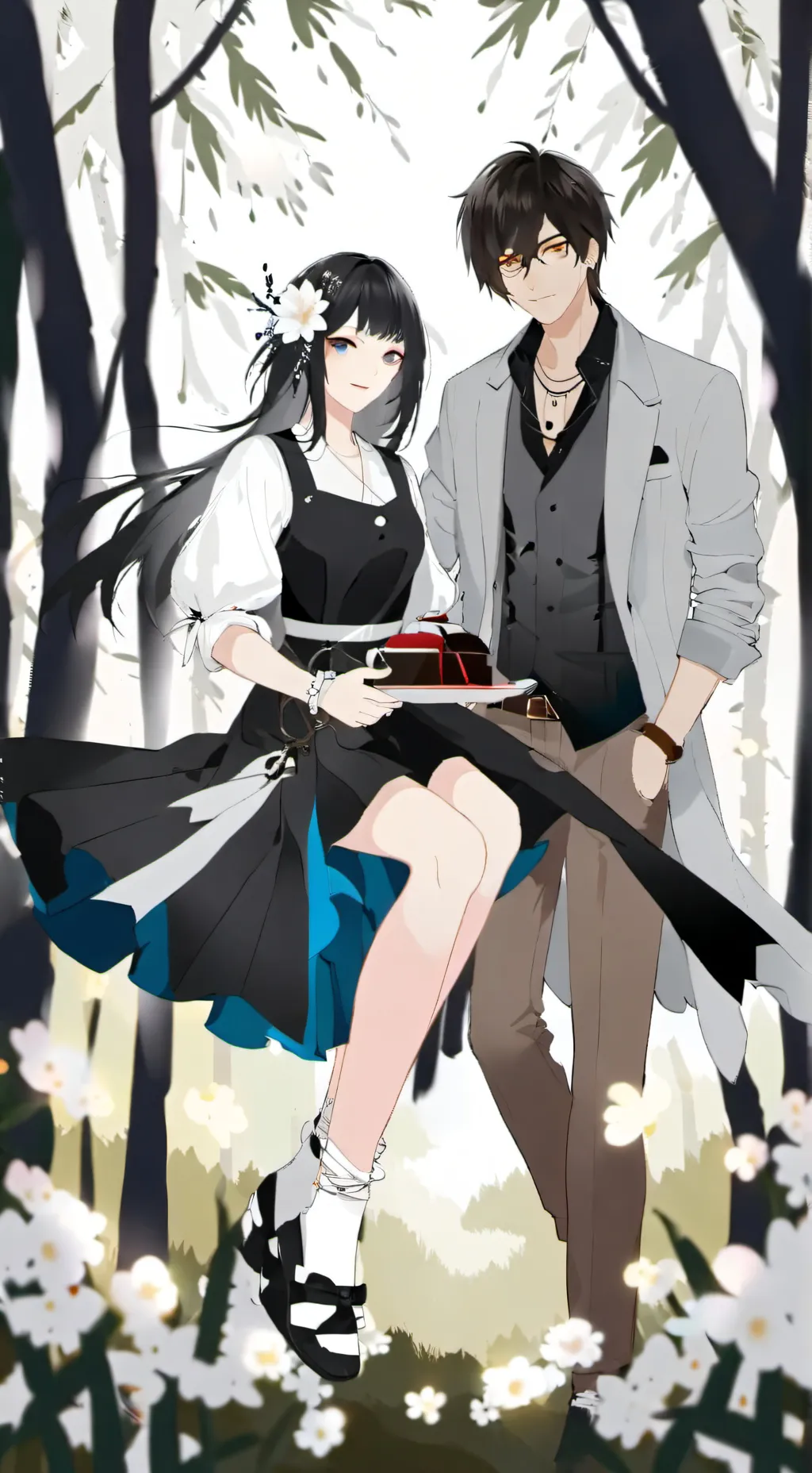 ai character: muzan  background