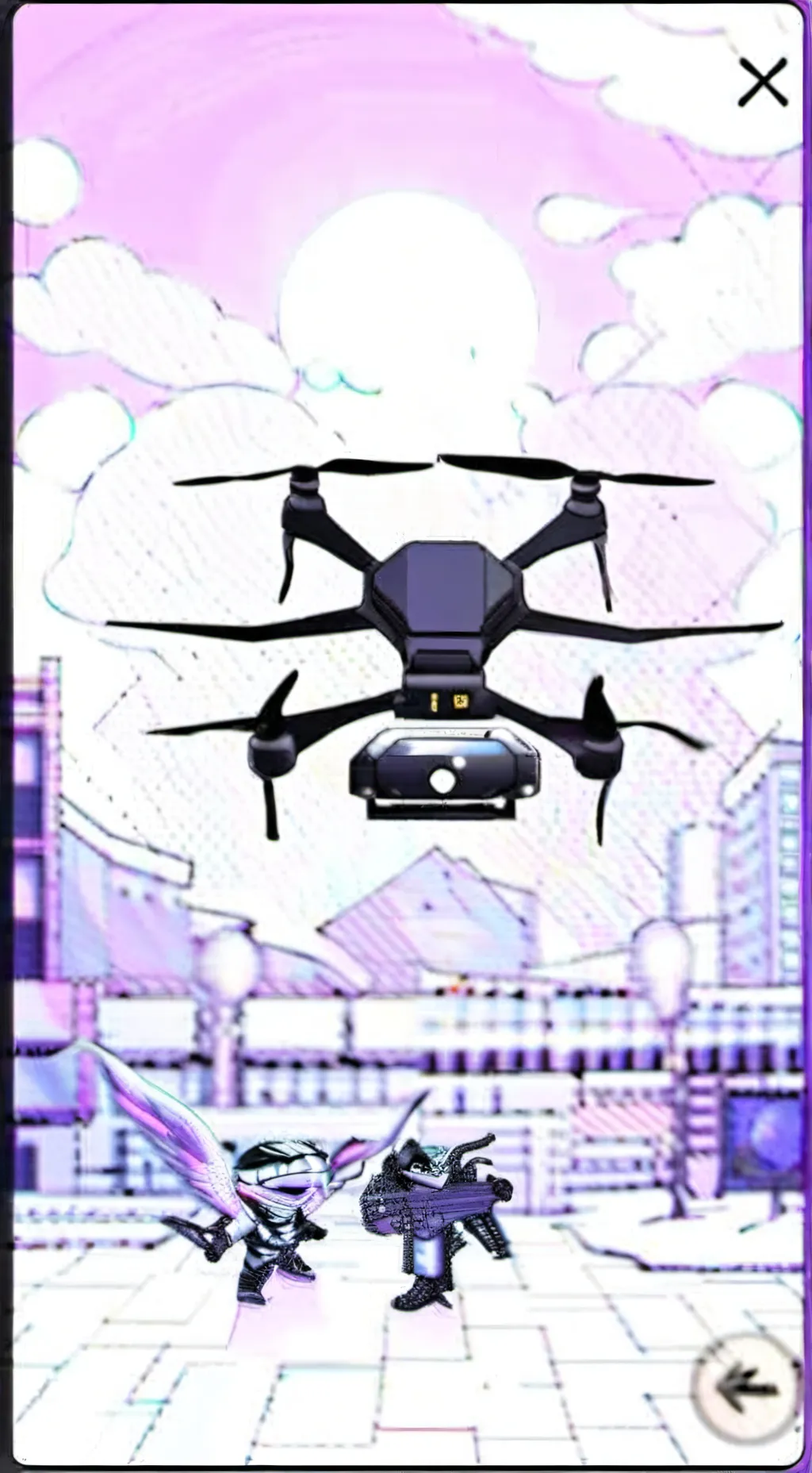 ai character: Uzi doorman background