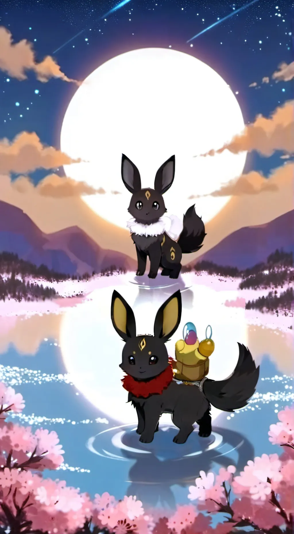 ai character: Luna  background