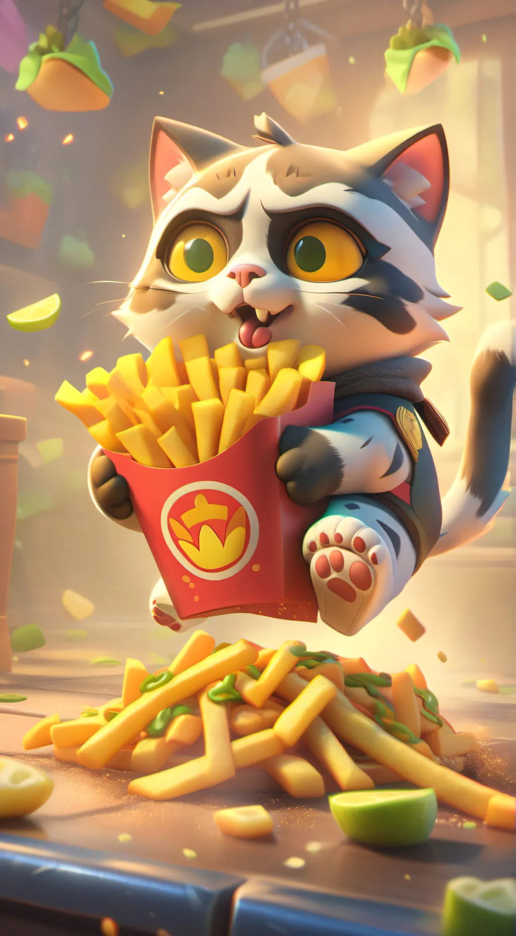 ai character: kim background