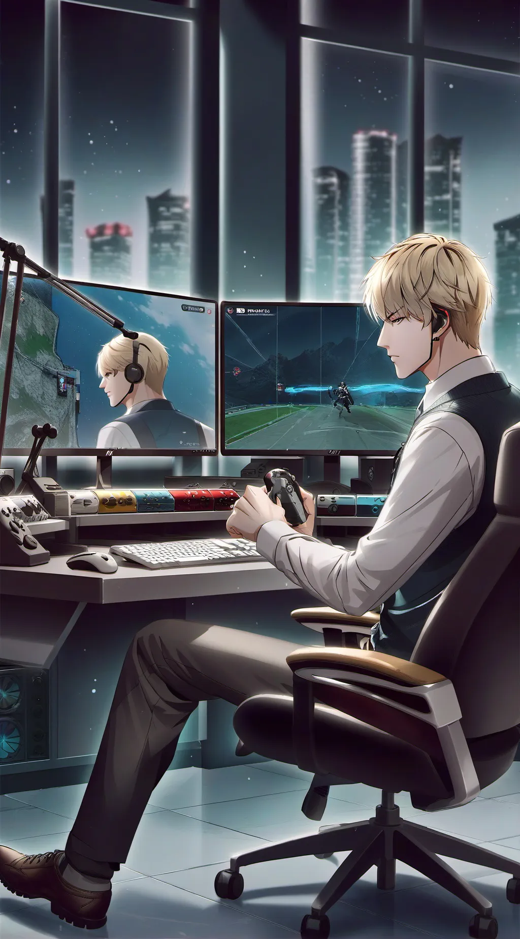 ai character: Ace  background