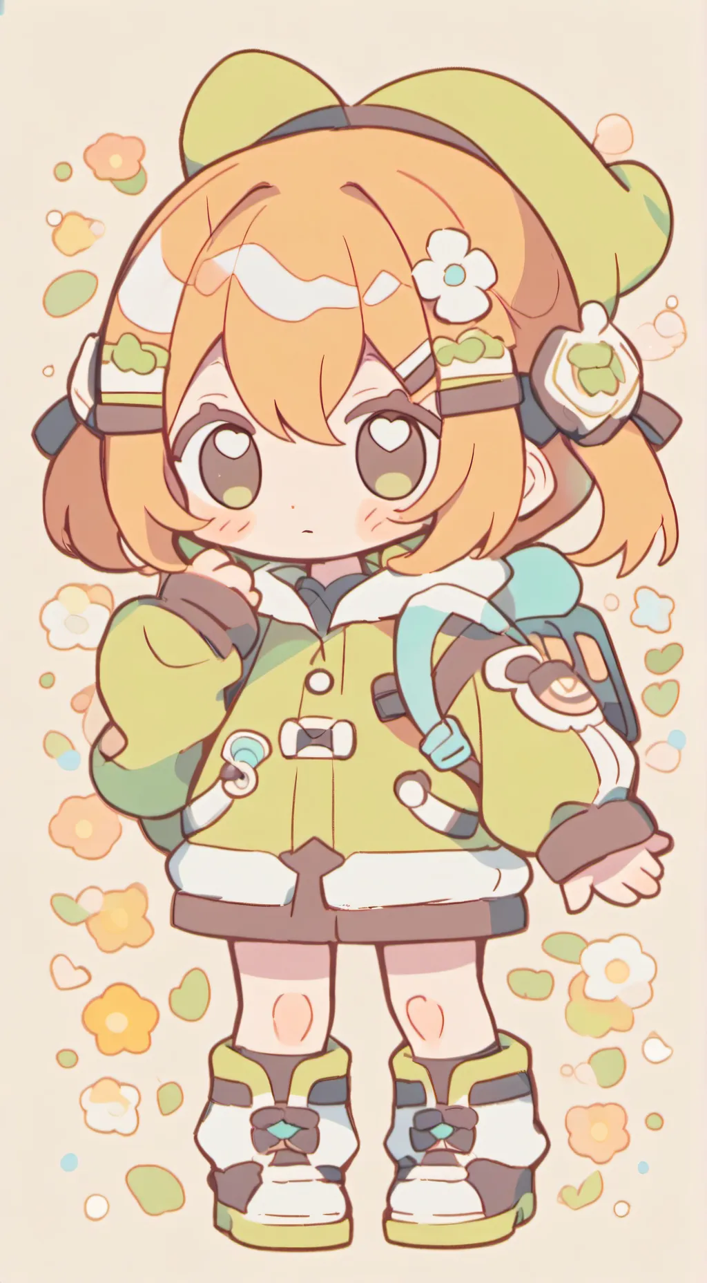 ai character: MHA source chaude background