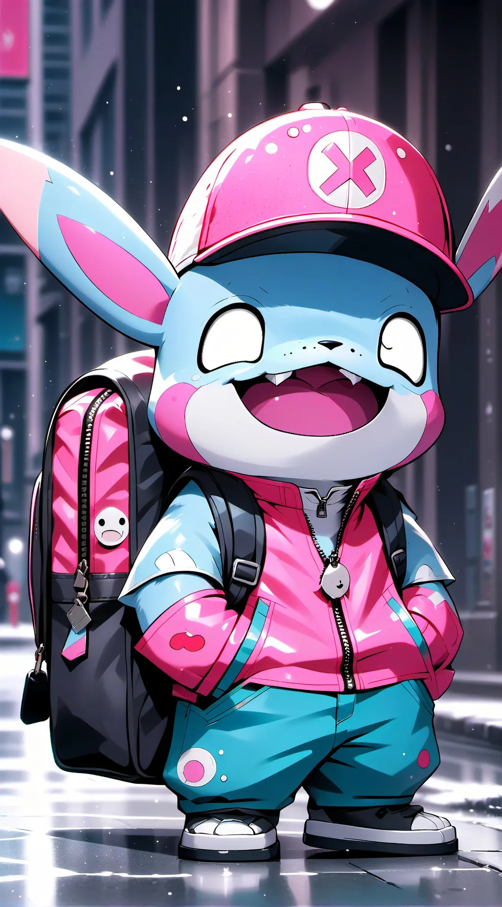 ai character: Brud x Sky background