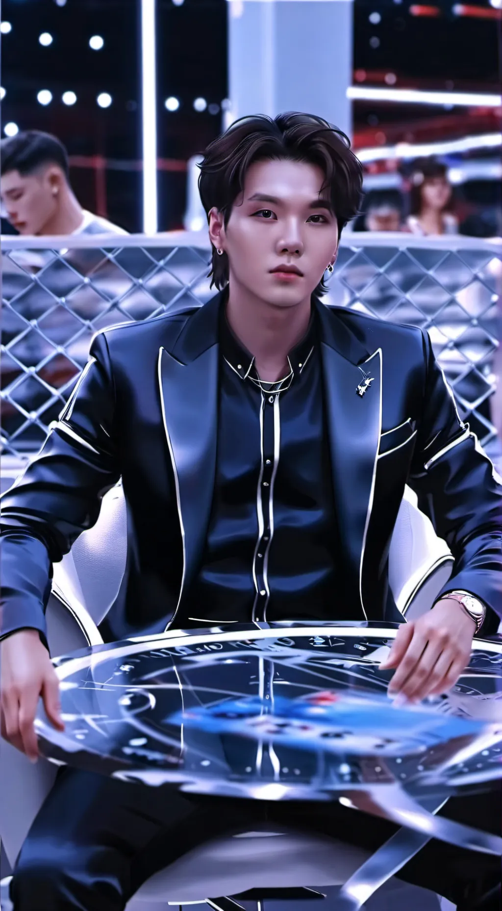 ai character: minyoongi 🖤 TIRONE background