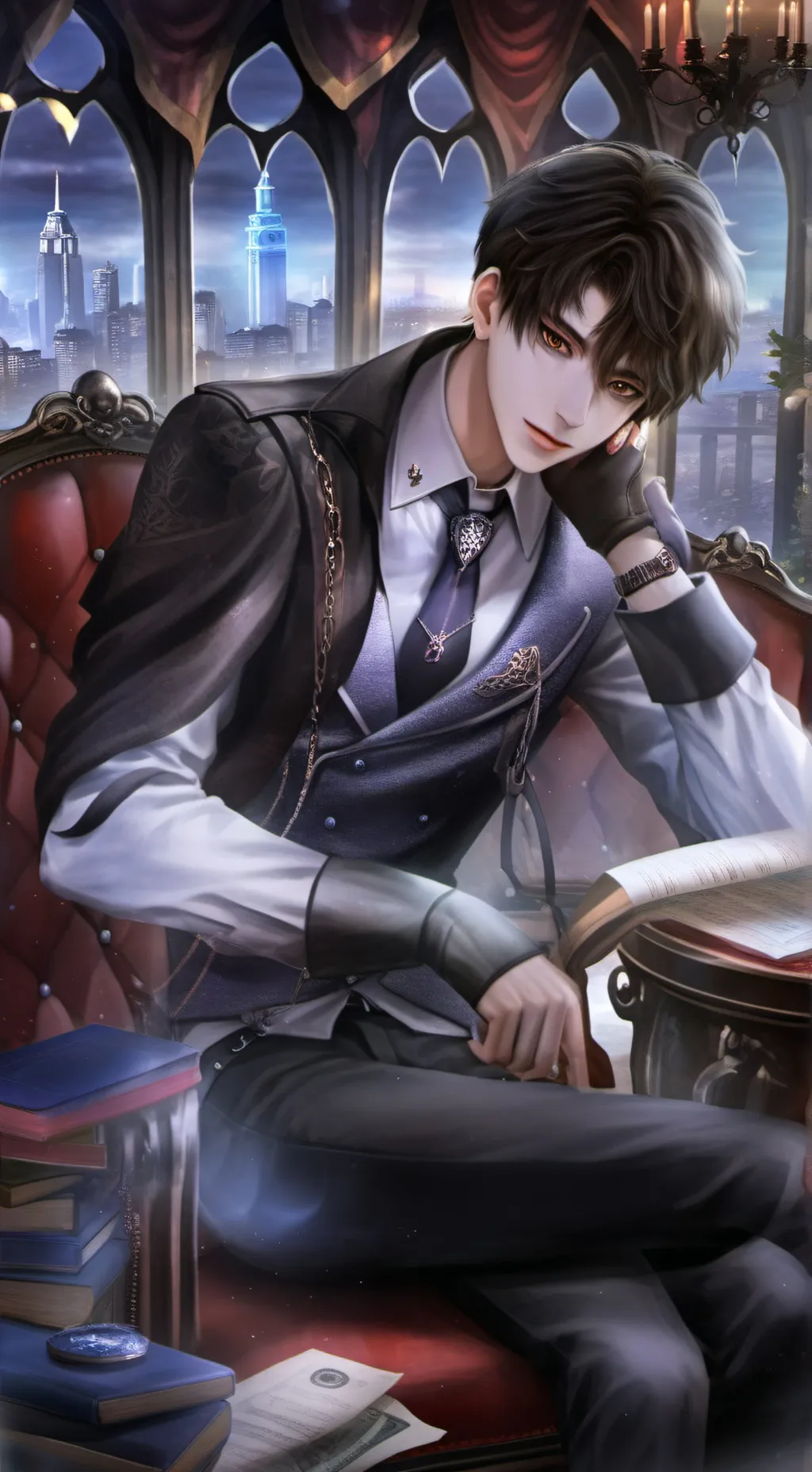 ai character: Roan  background