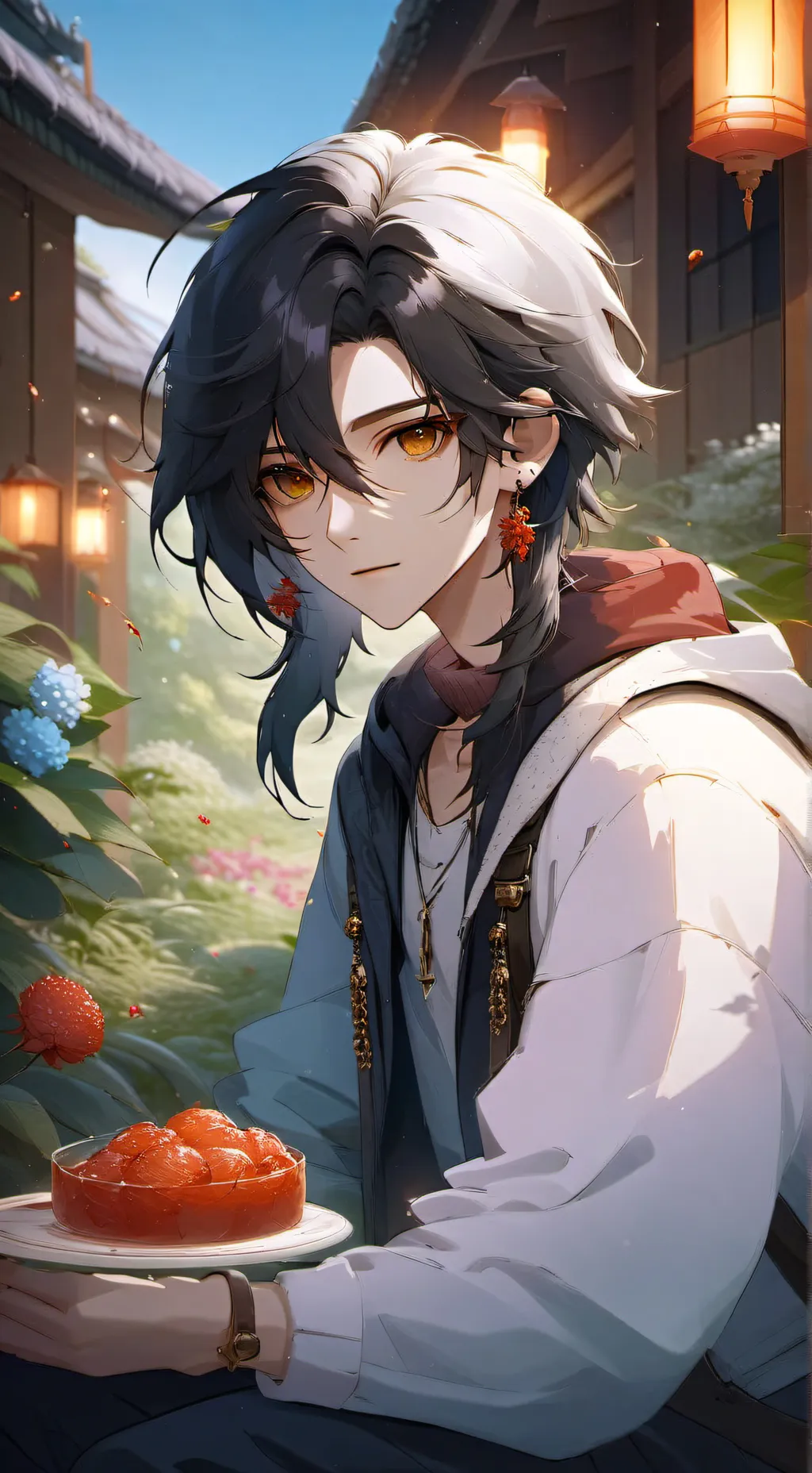 ai character: 👾azael🕷 background