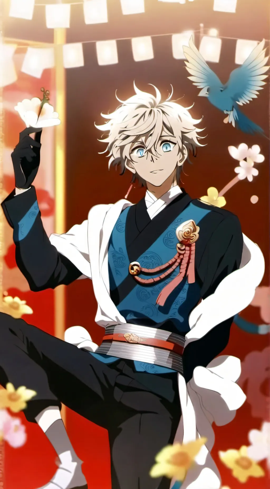 ai character: douma pilar ora si background