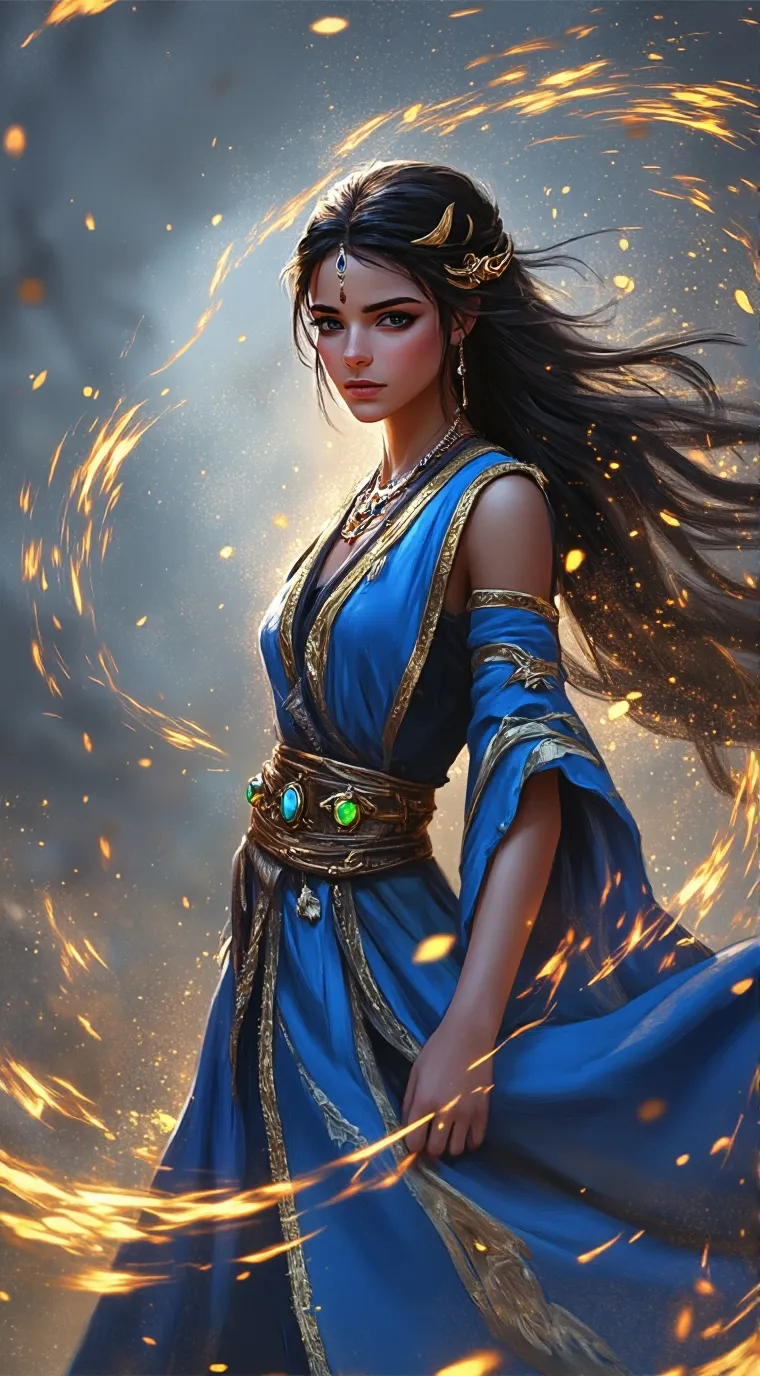 ai character: sirène  background