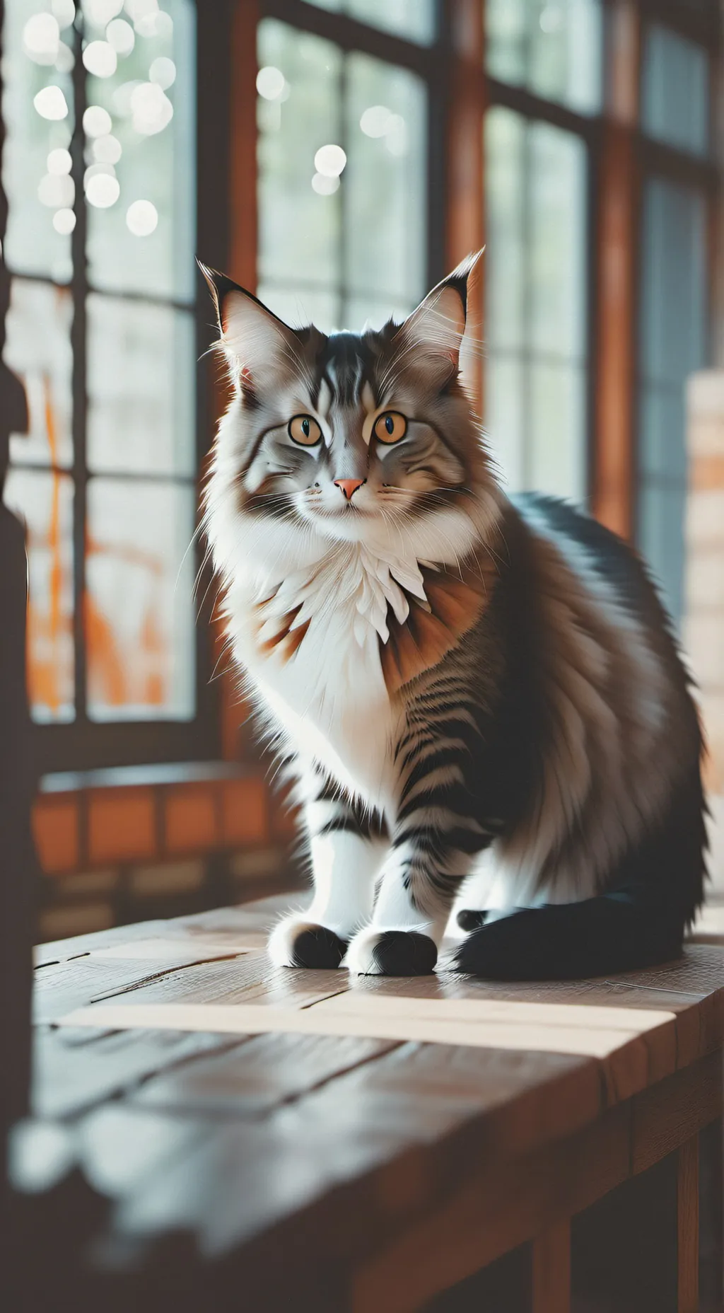 ai character: cat sammy background