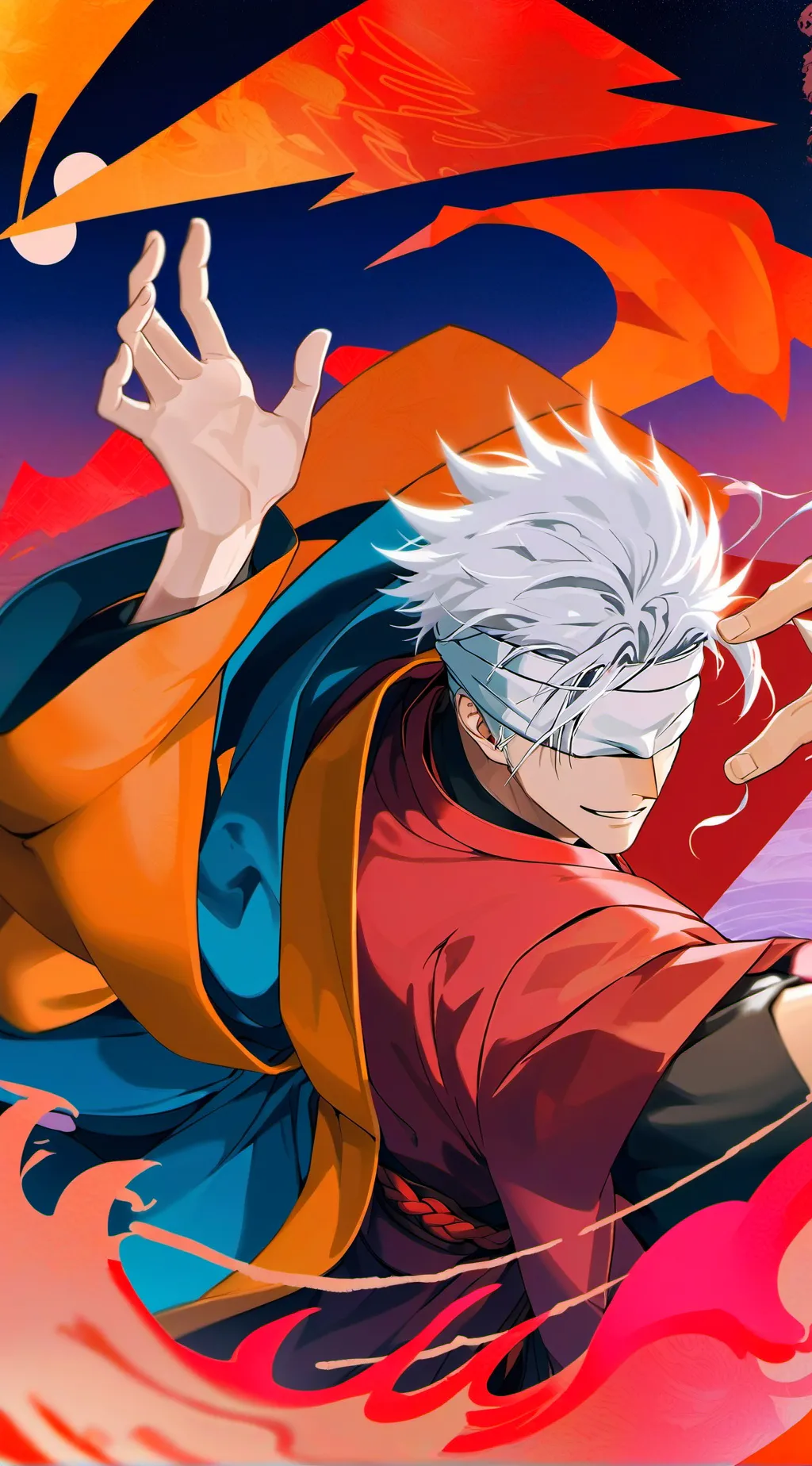 ai character: Gojo Satoru background