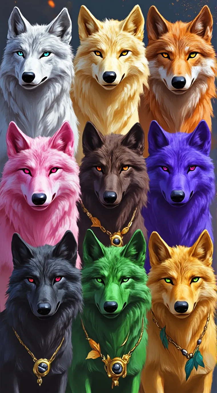 ai character: WOF but wolves background