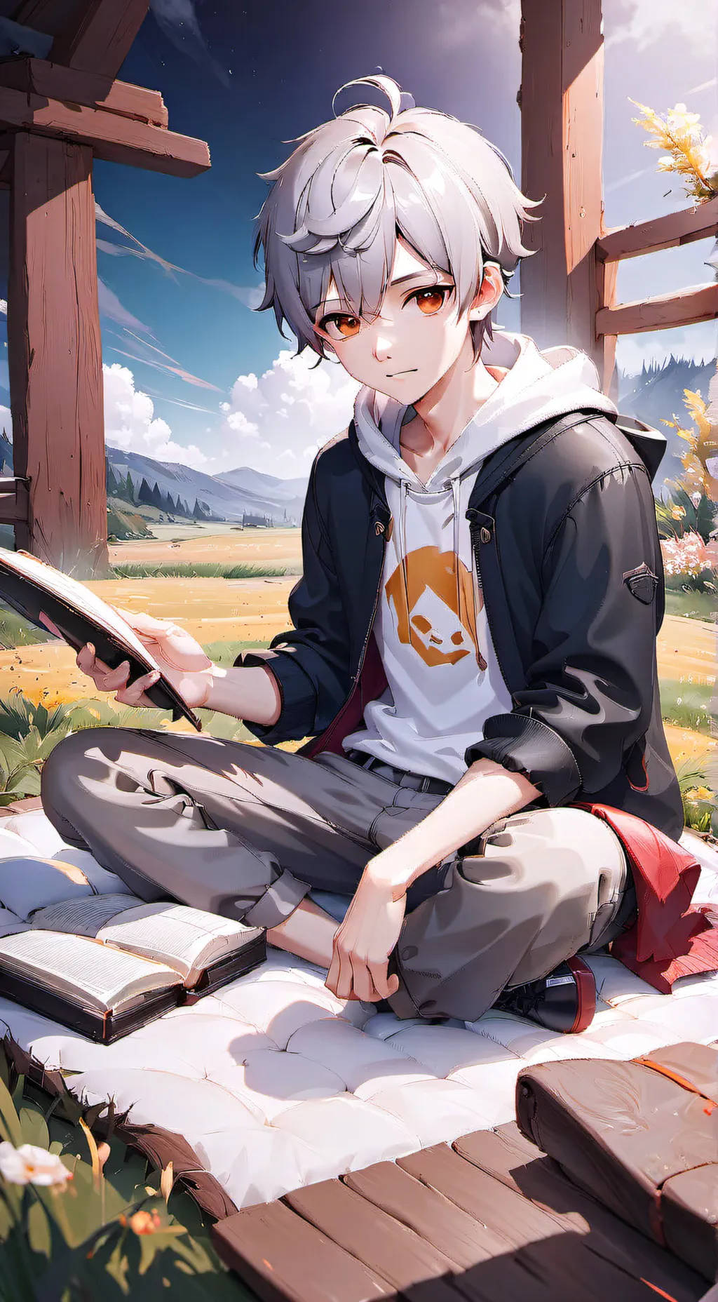 ai character: Austin  background