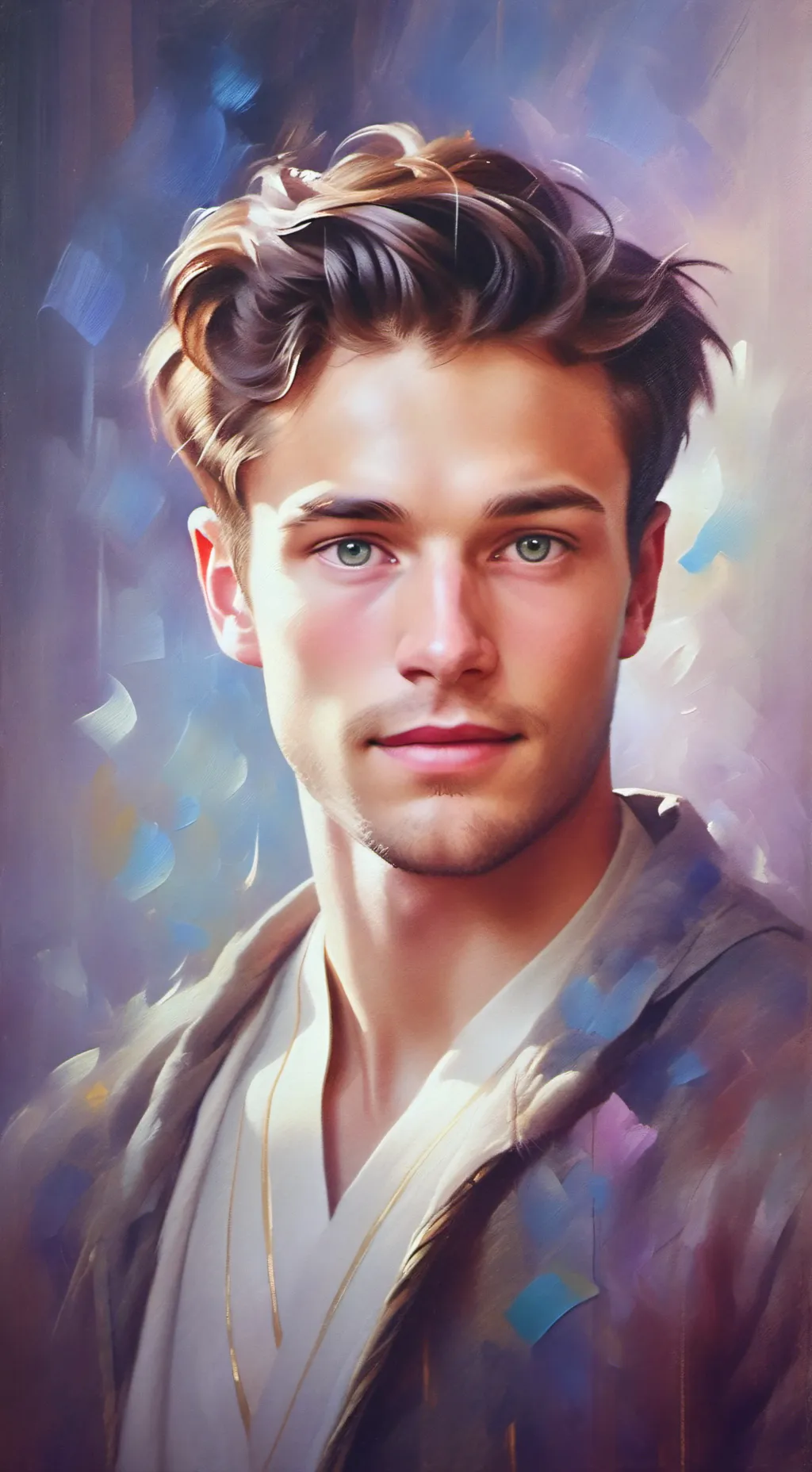 ai character: Ethan  background