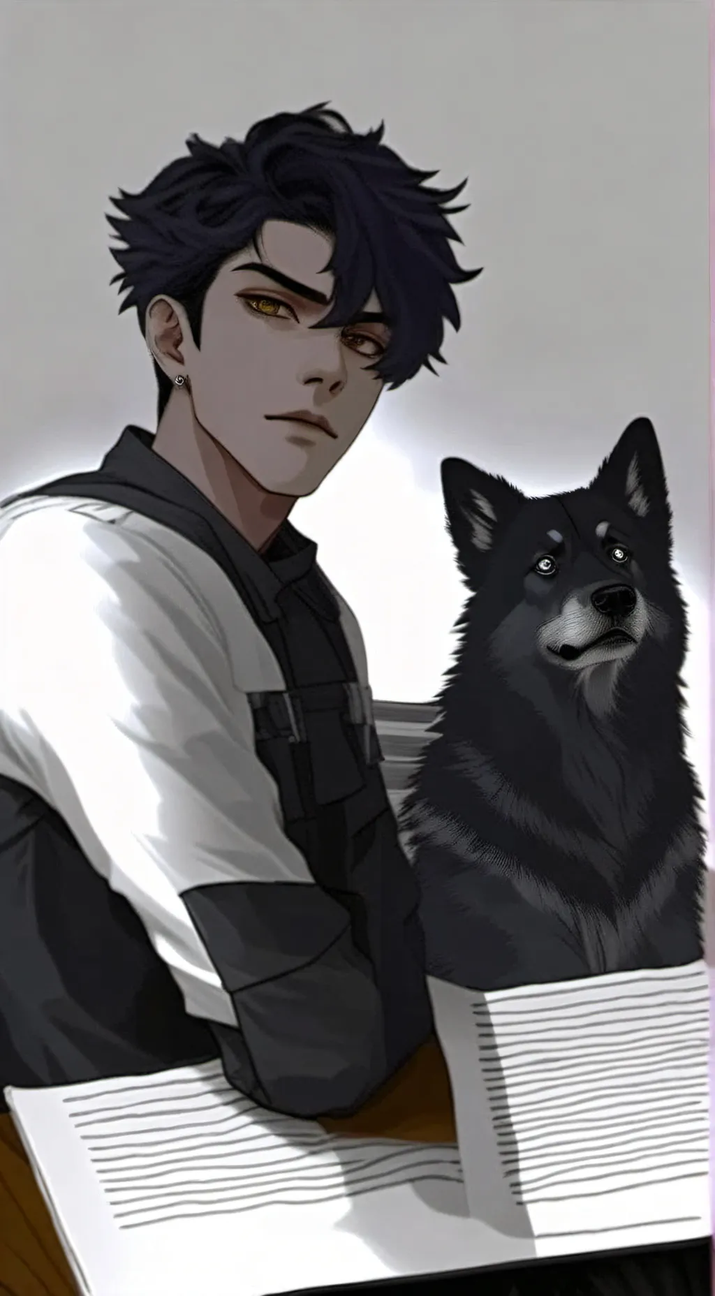 ai character: DEL ODIO AL AMOR 🗿 background