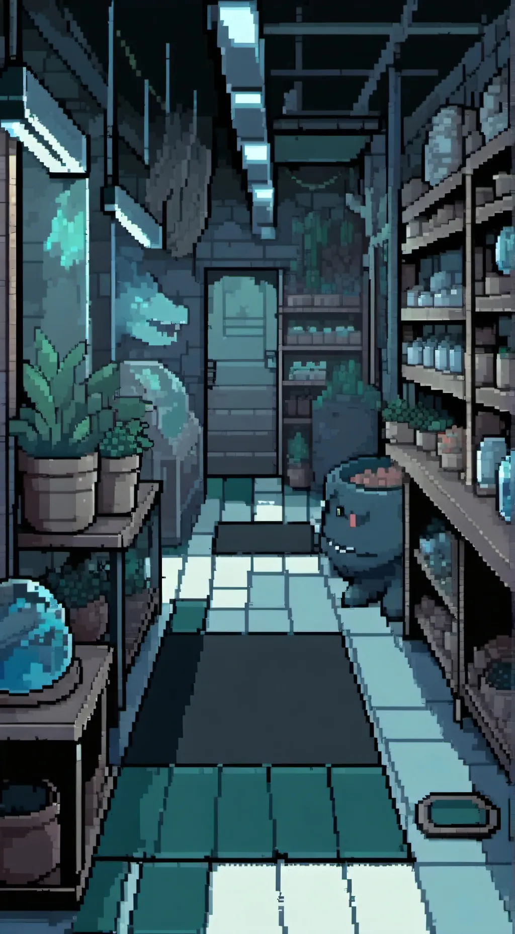 ai character: Pet store 2 background