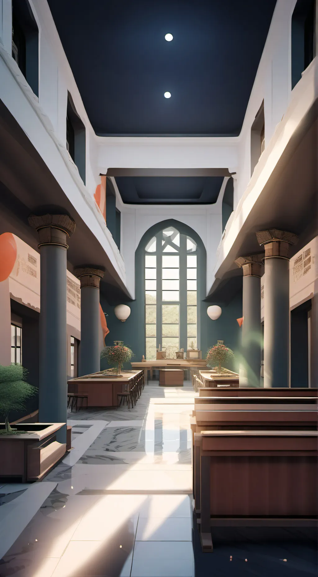 ai character: AADY School background