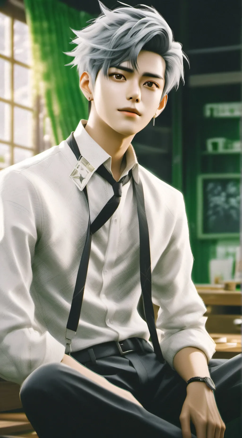 ai character: The Relentless Critic background