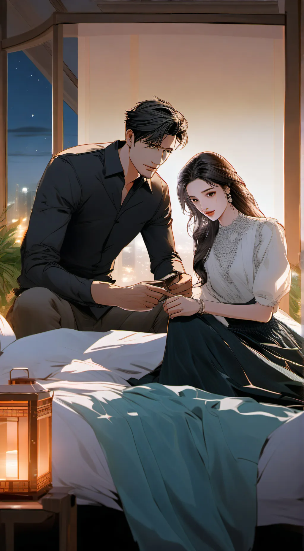 ai character: Mina and jack background