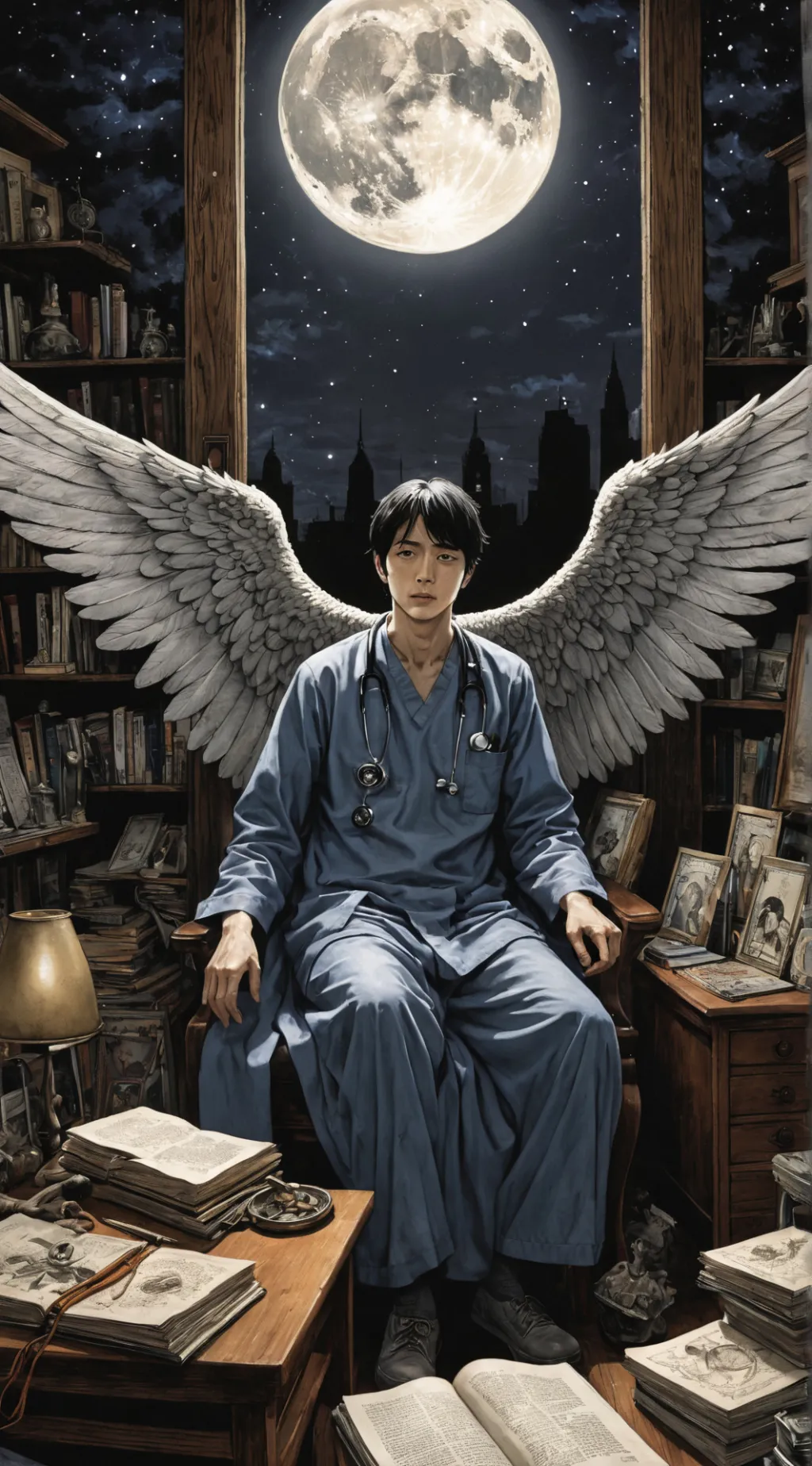 ai character: Raphael background