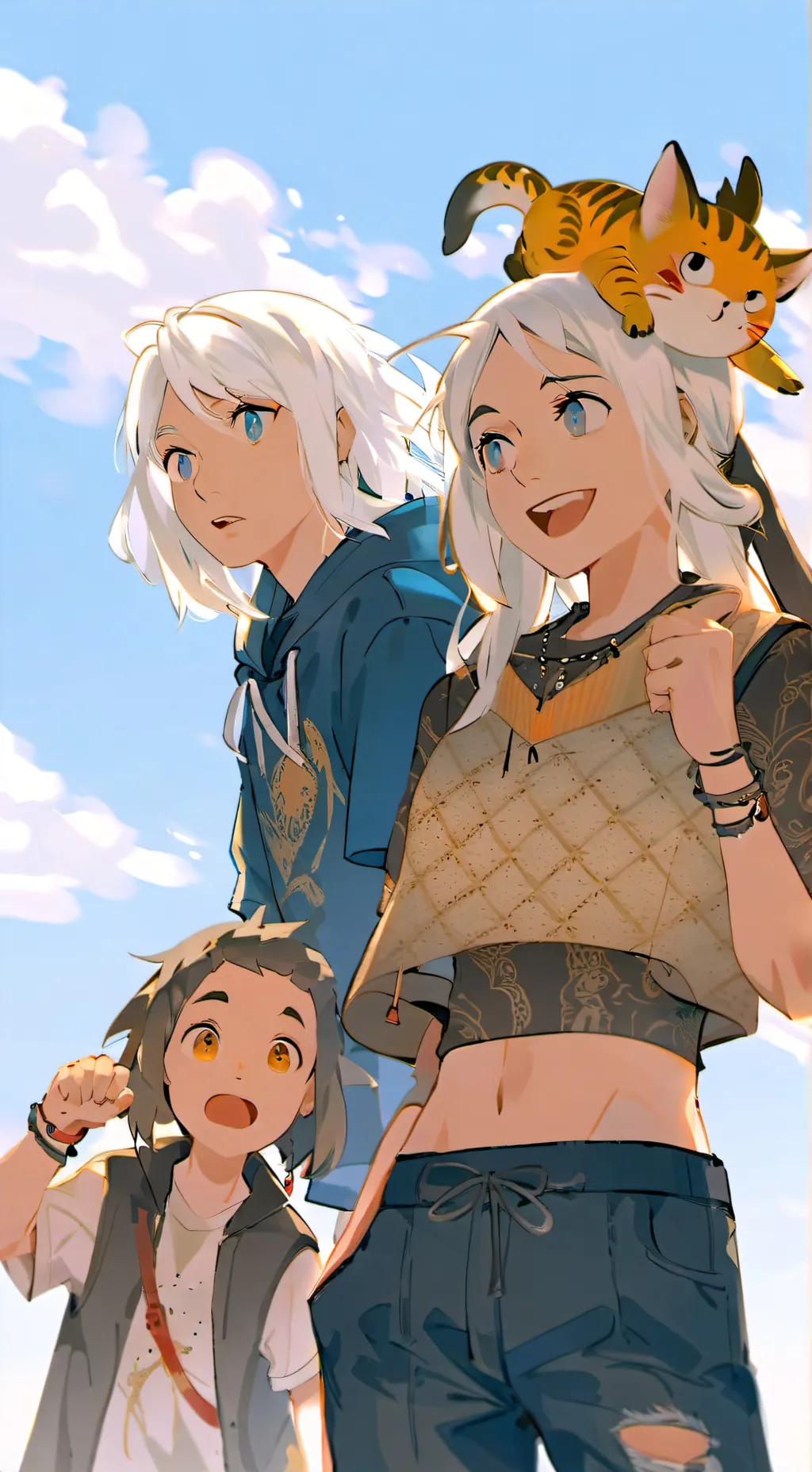 ai character: my three ocs background