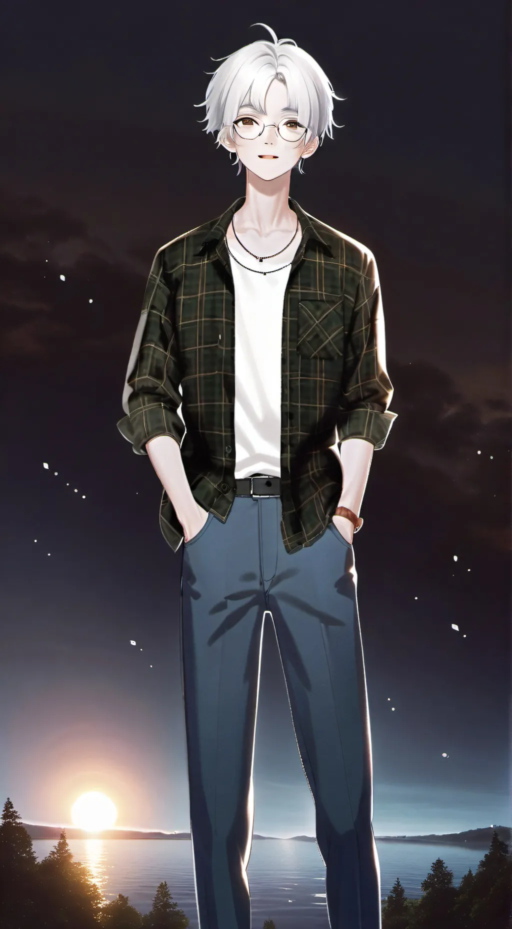 ai character: Ice king background