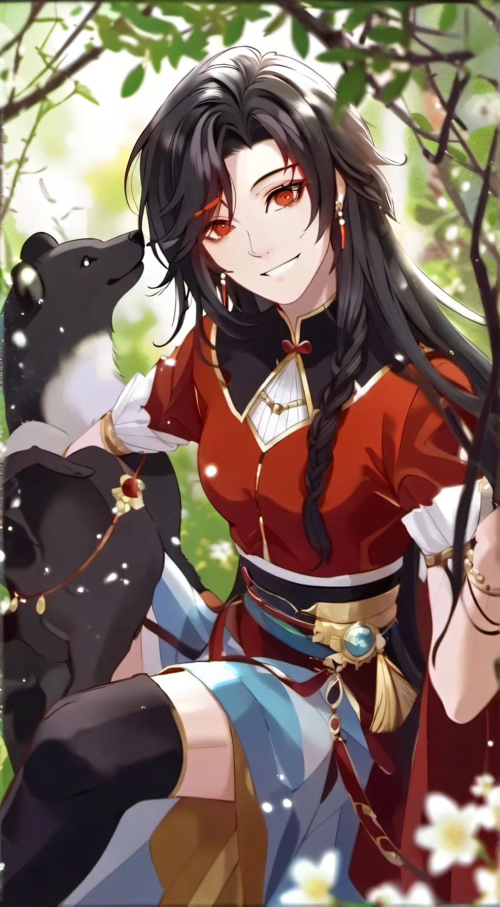 ai character: DanteWill  background