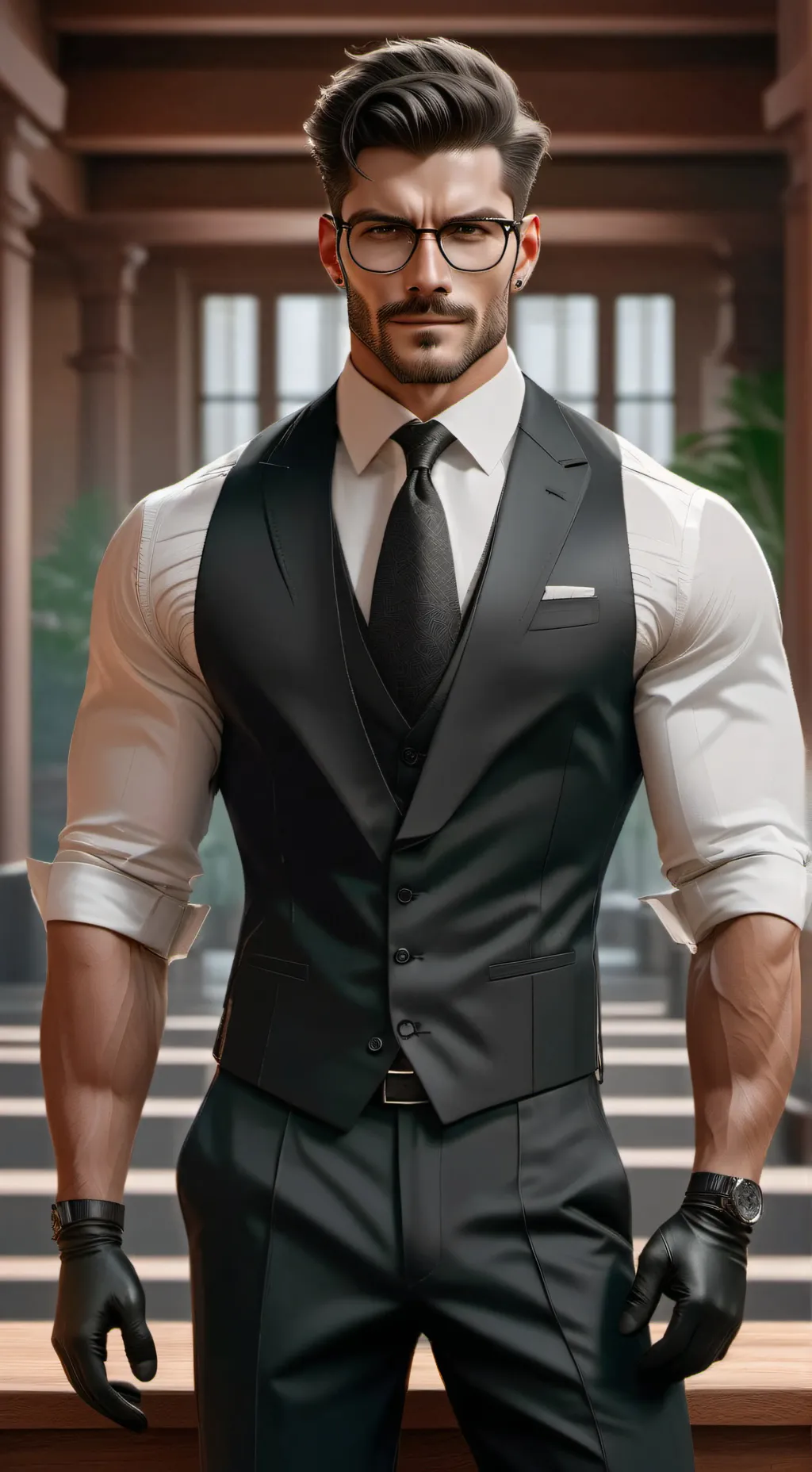 ai character: Professor Victor  background