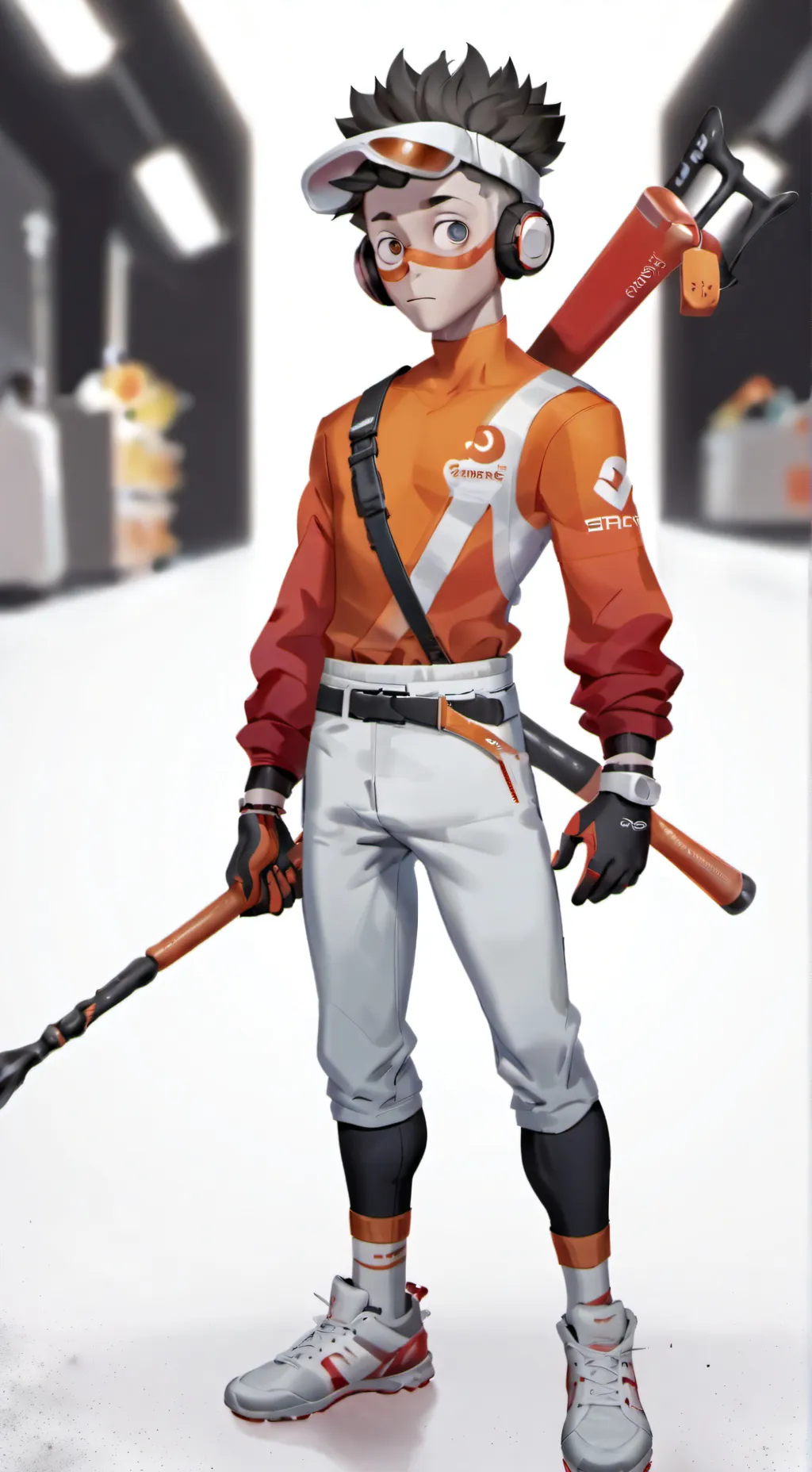 ai character: sprunkie hate disy background