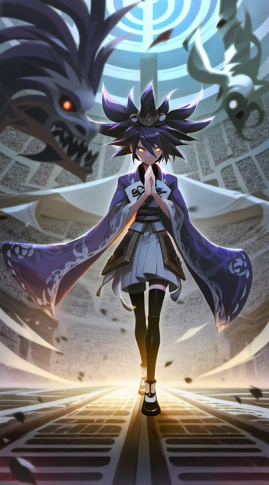 ai character: Кокичи background