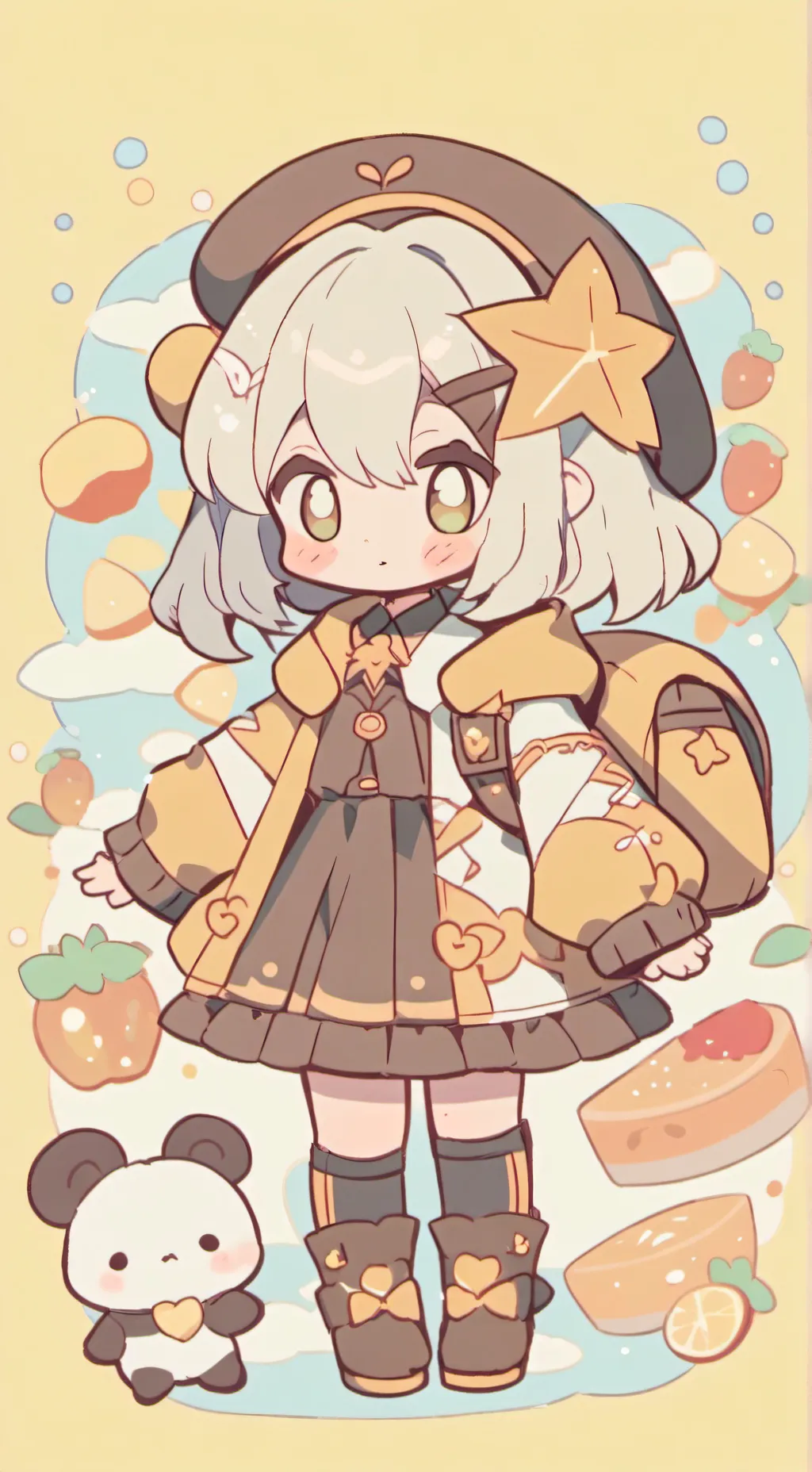 ai character: Love Test background