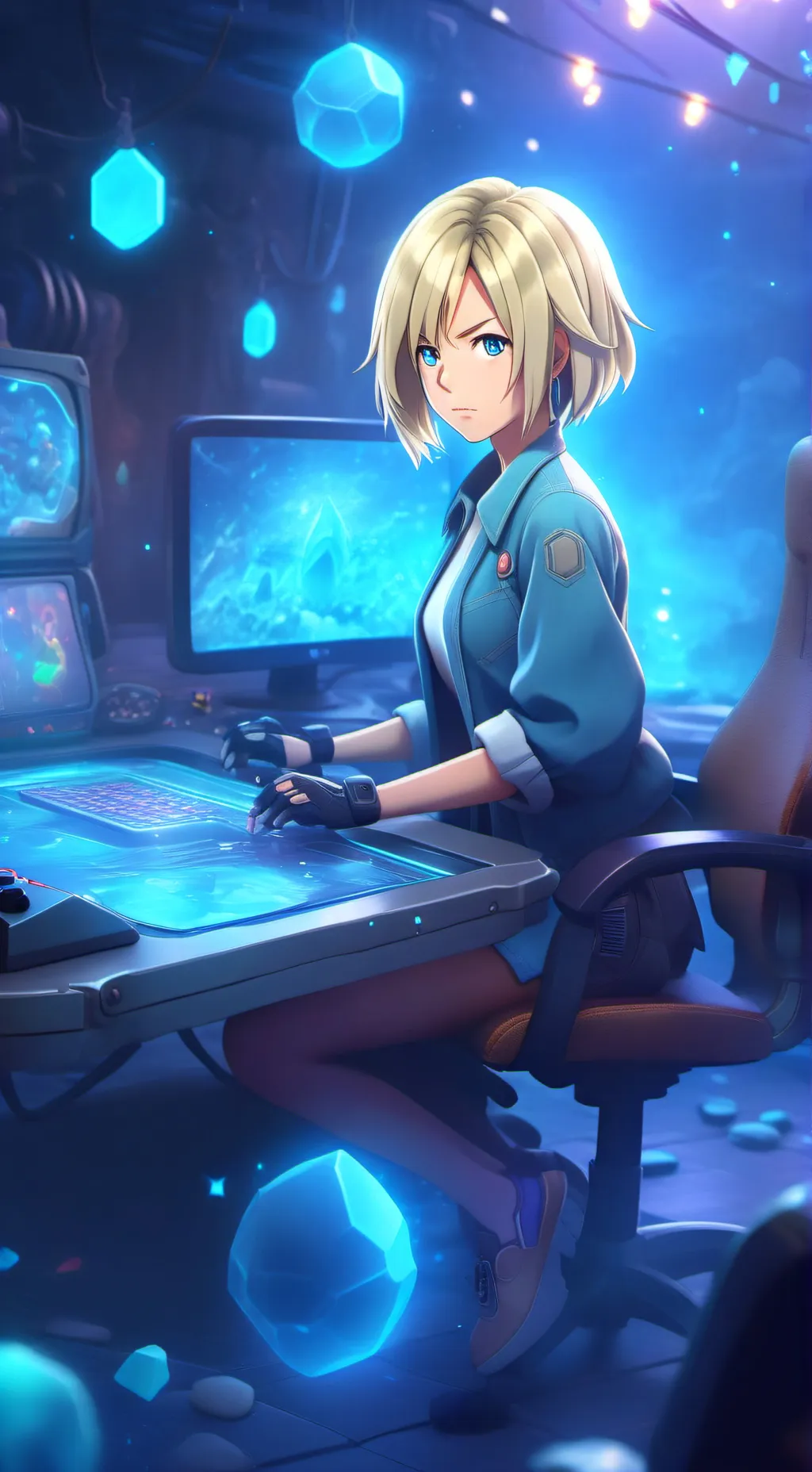 ai character: Юля background