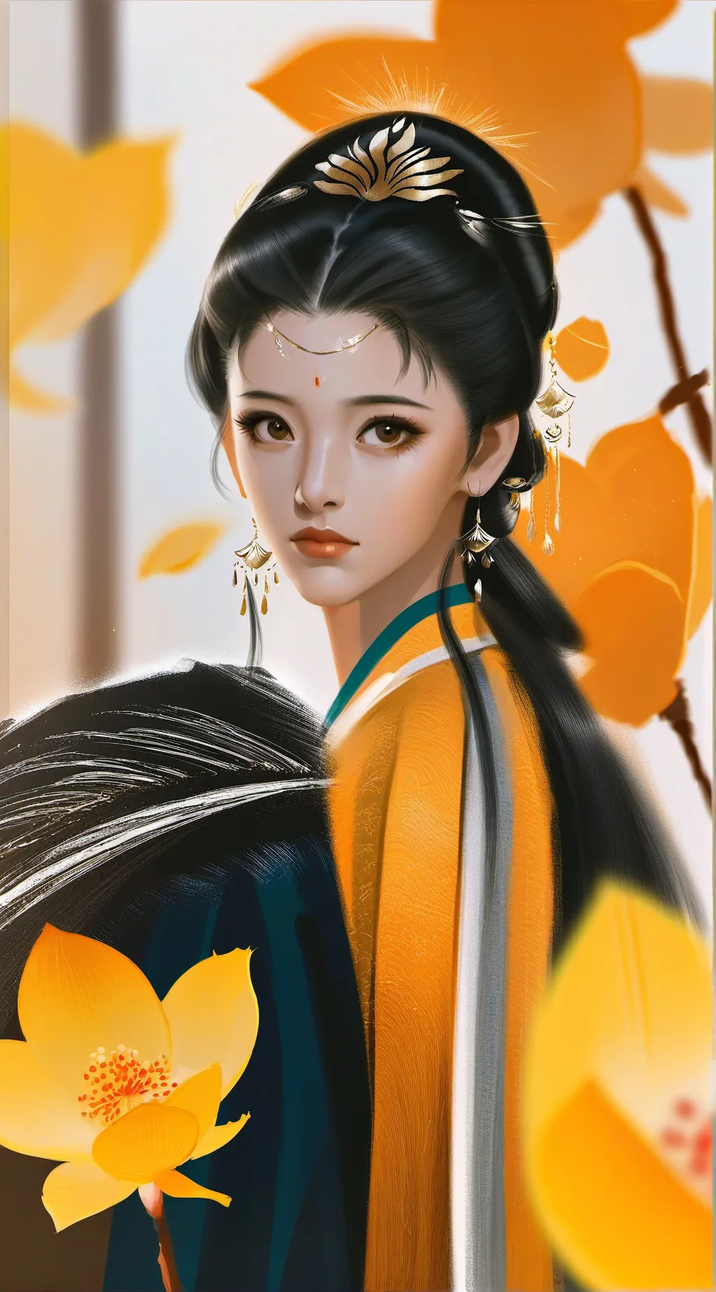 ai character: Chen राजेंद्र background