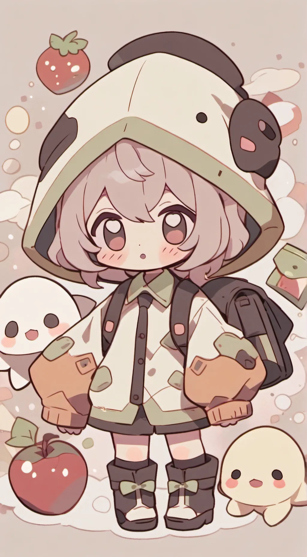 ai character: capy barra lover background