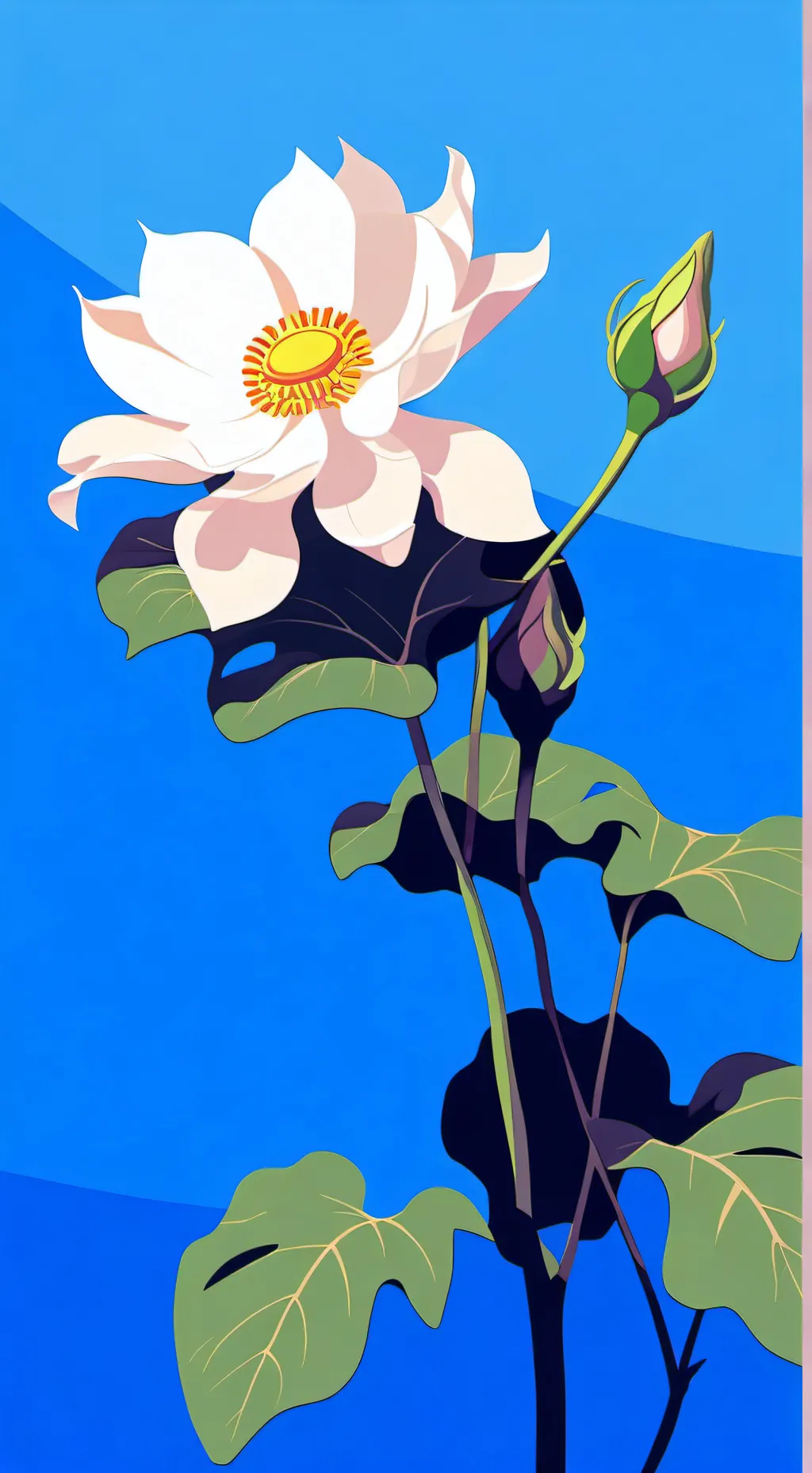 ai character: moonflower idk background