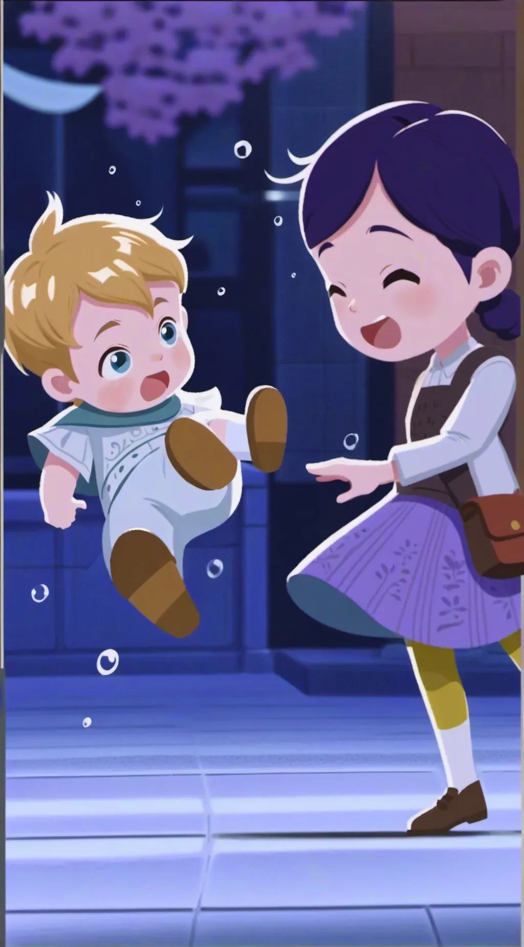 ai character: Say mama  2￼ background