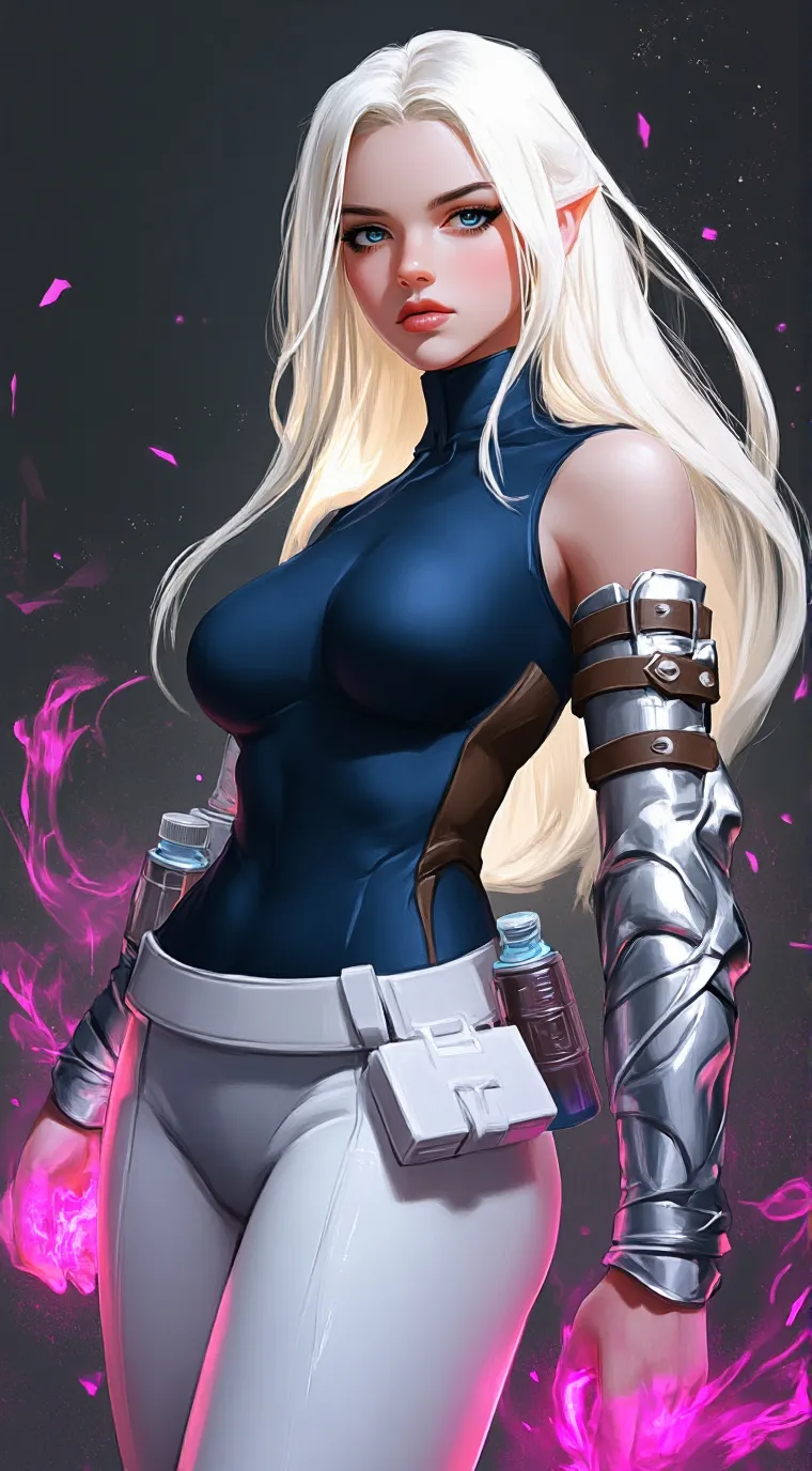 ai character: pink venom  background