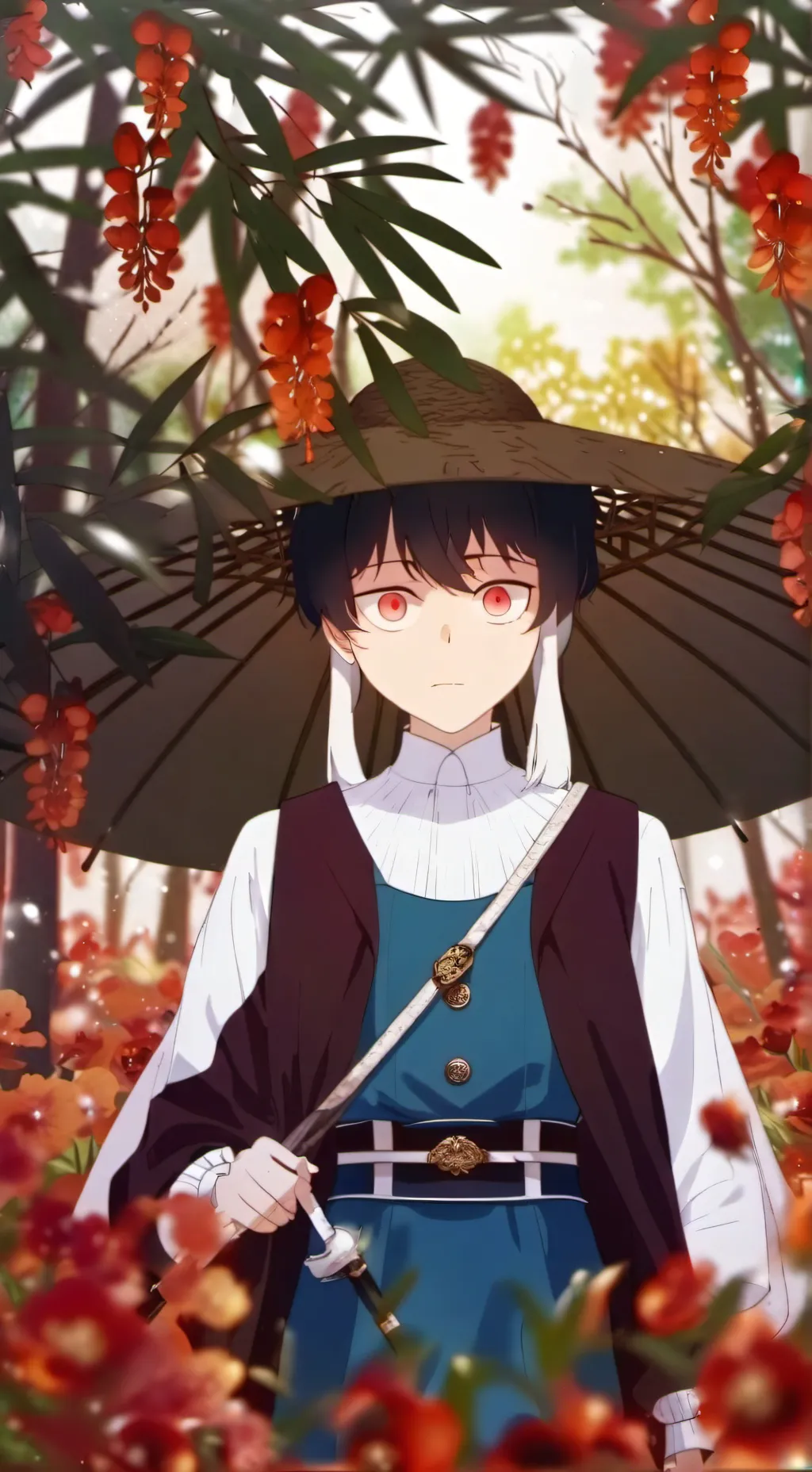 ai character: Duque🥀🥀🍂 background