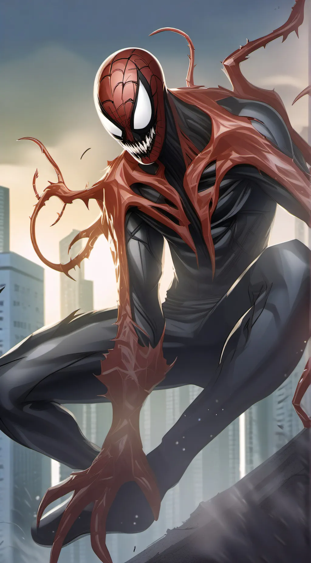 ai character: Carnage  background