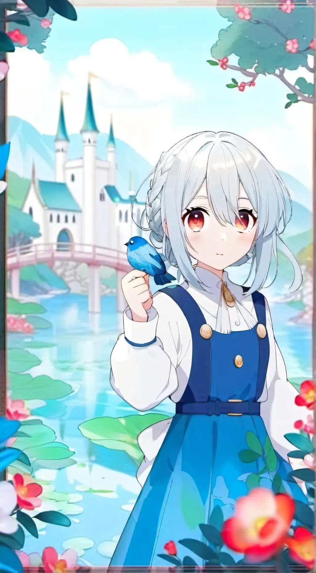 ai character: arona background