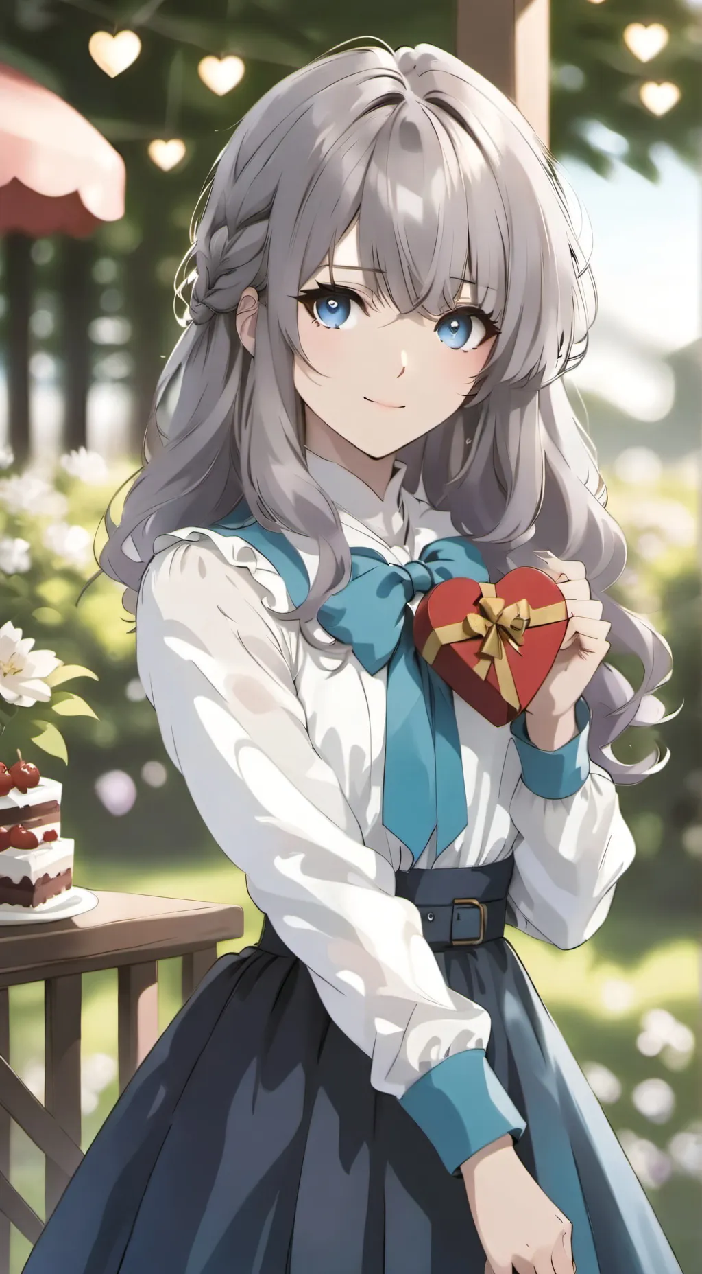 ai character: Danna.  background