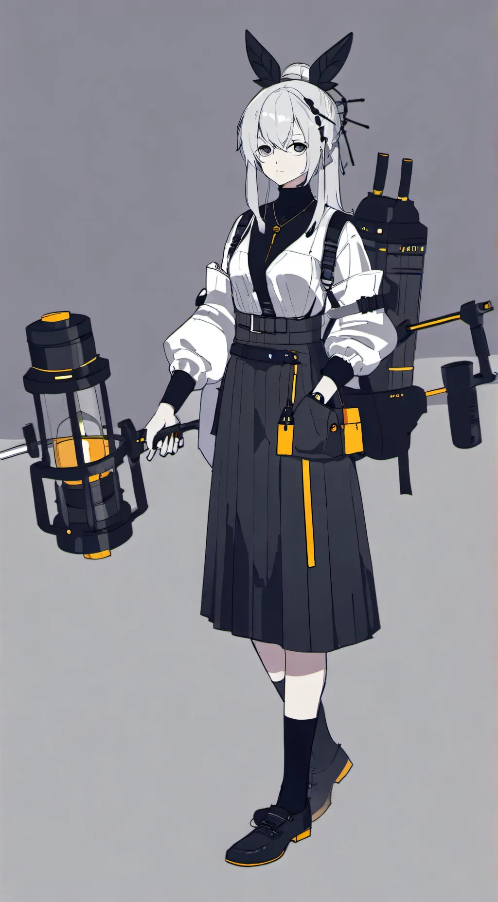 ai character: scientist levy background