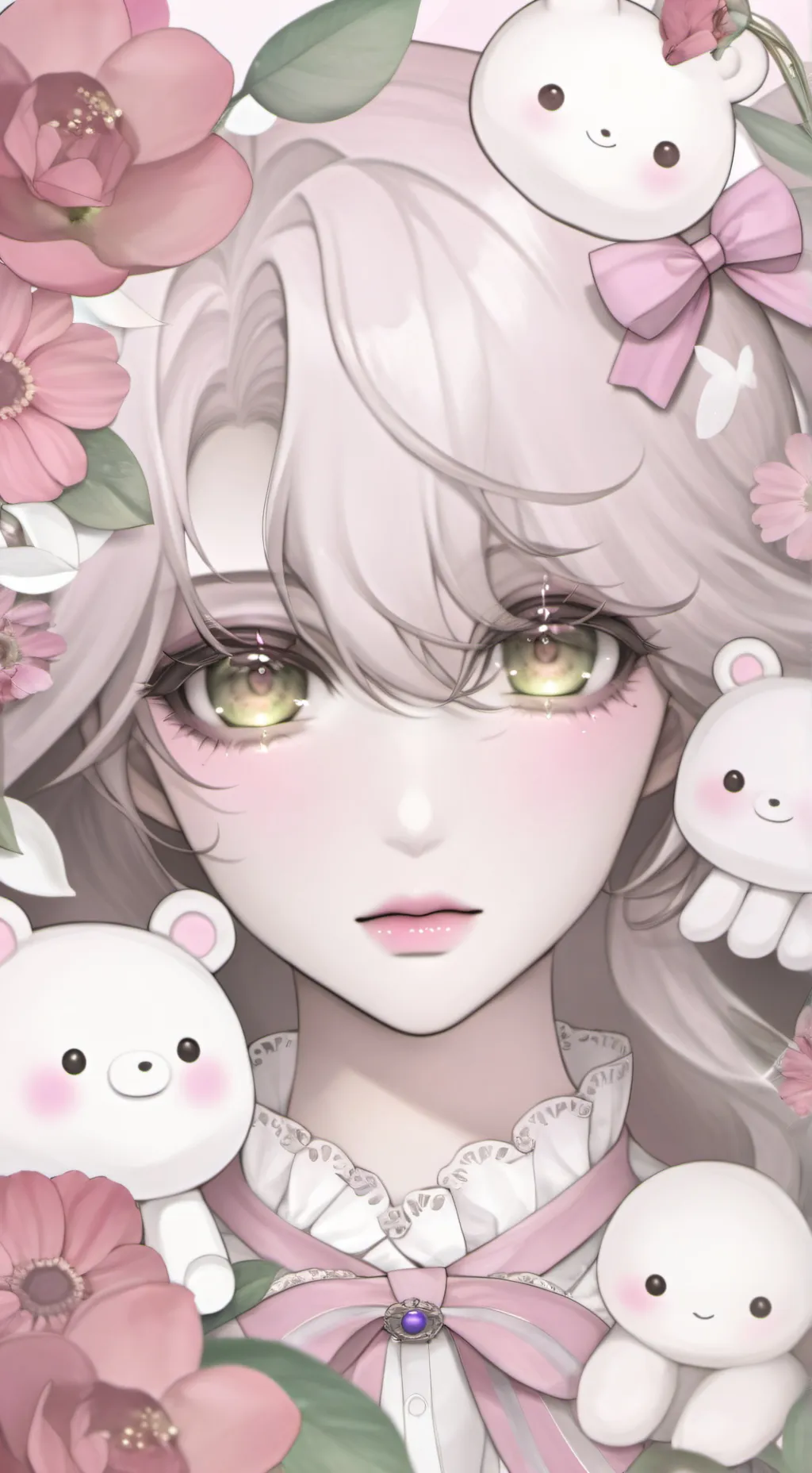 ai character: angi❤ background