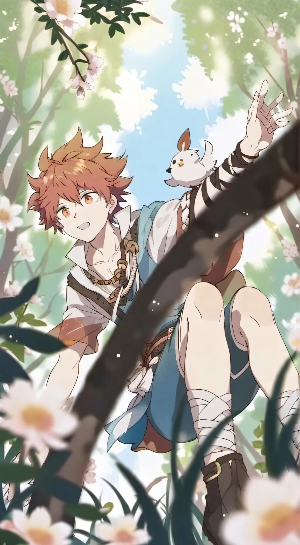 ai character: SHOYO HINATA! background