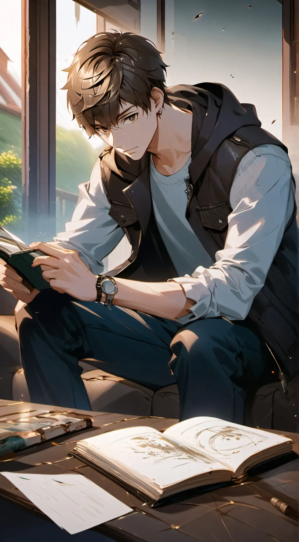 ai character: Milo background