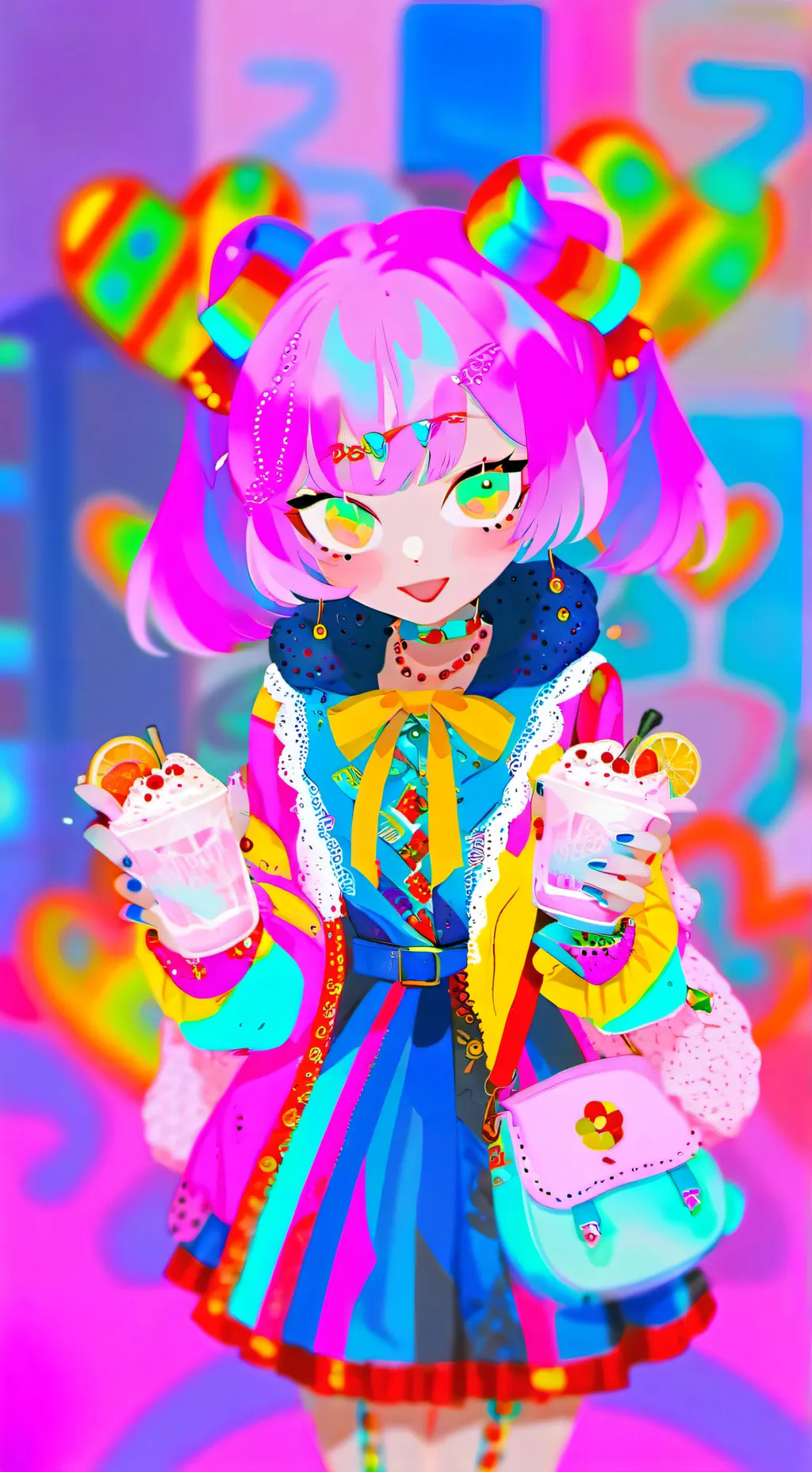 ai character: Lisa(Drcora girl)  background