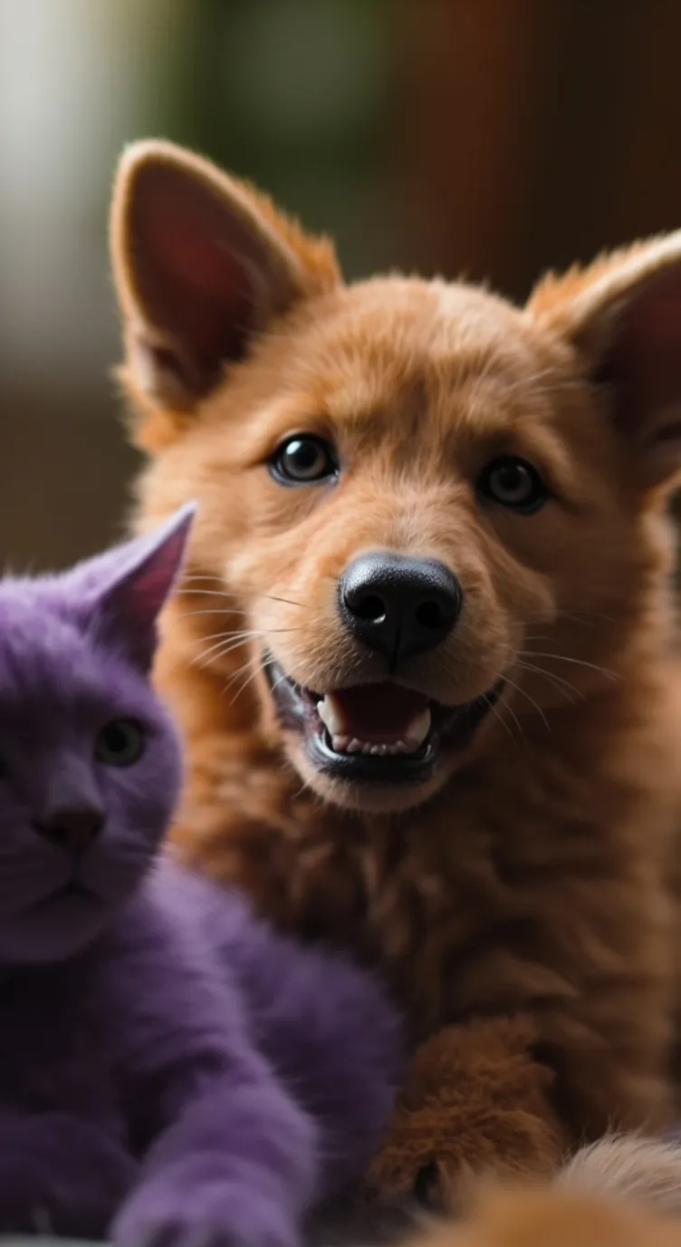 ai character: Smiling Critters background