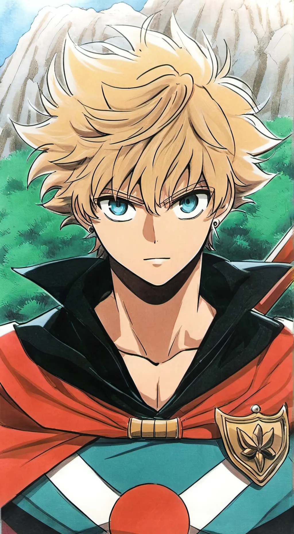 ai character: bakugo prom background